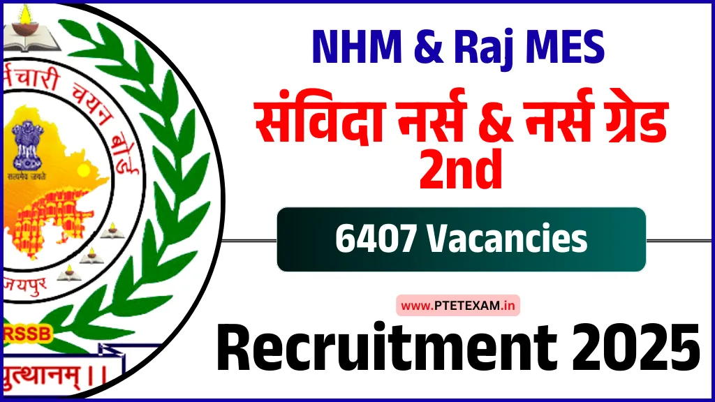 Rajasthan Nurse Grade 2nd Recruitment 2025